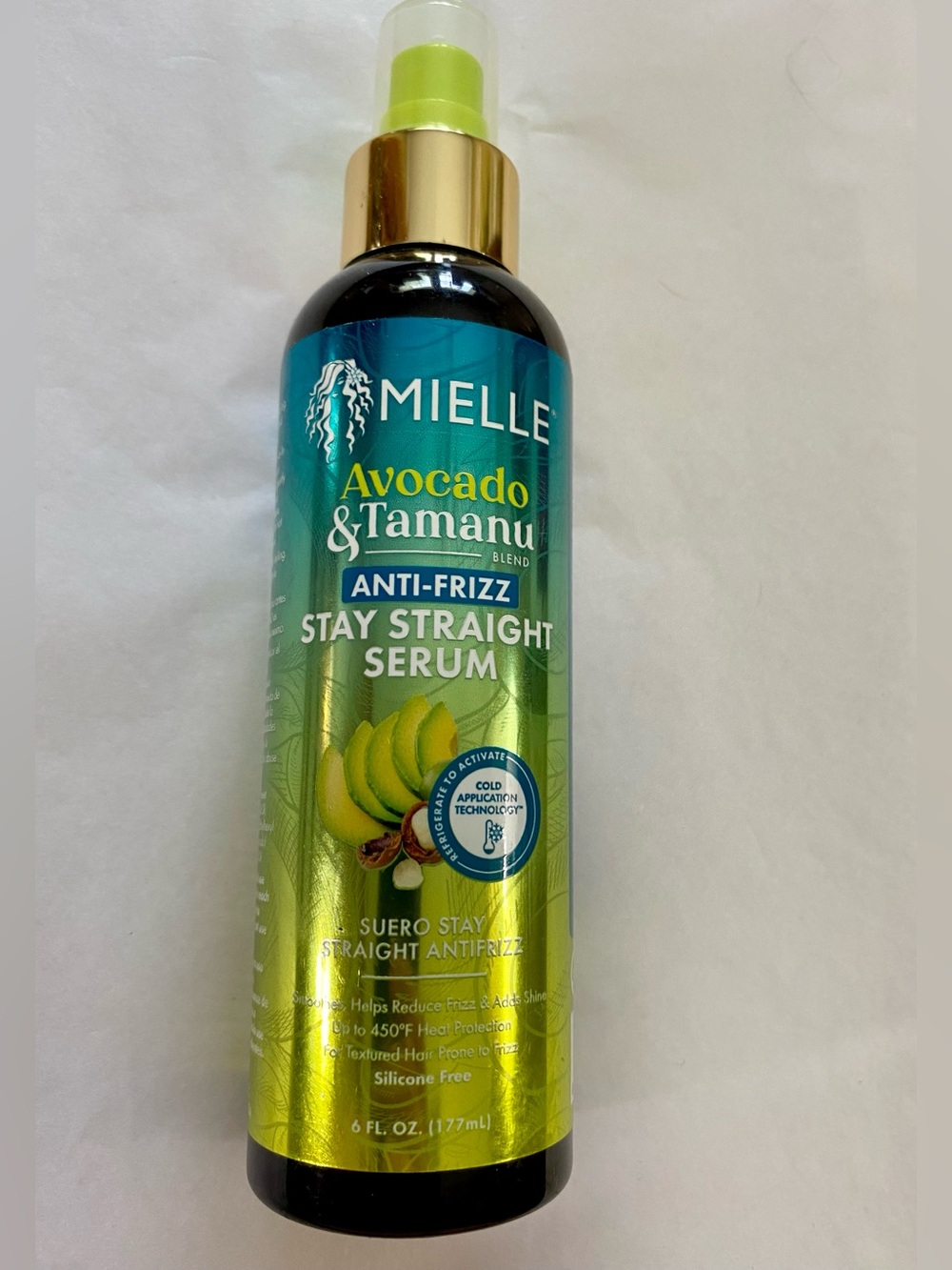 Mielle Avocado & Tamanu Anti-Frizz Stay Straight Serum